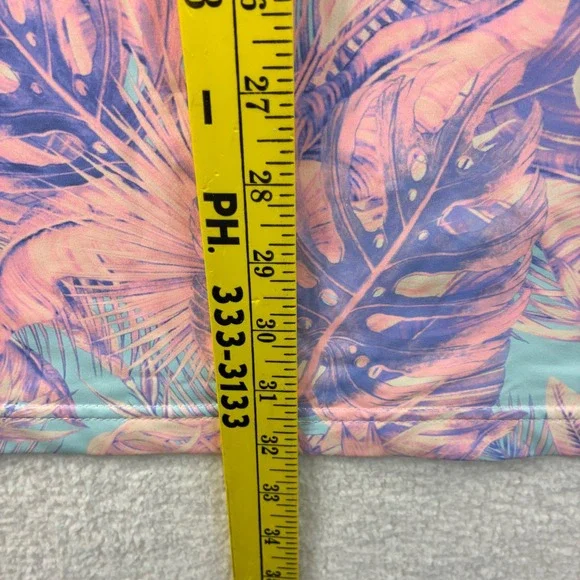 Sunday Swagger Golf Polo Shirt Mens XL Pink Floral AOP Bird Multicolor Stretch - Picture 5 of 6